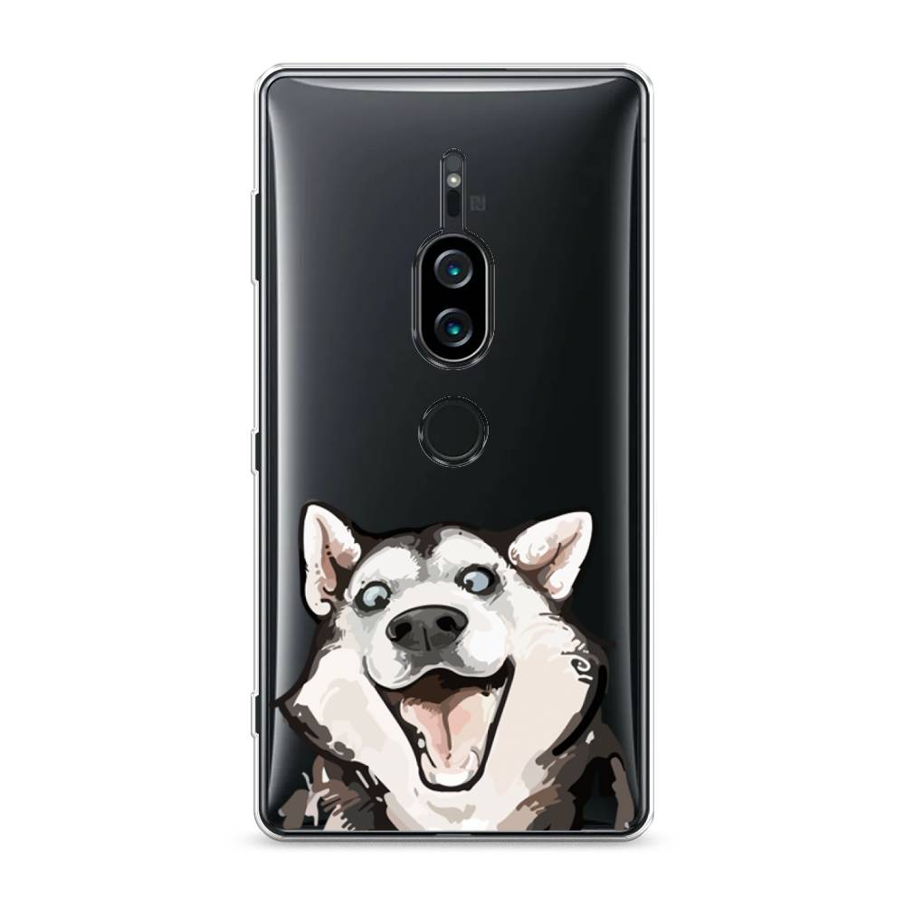 

Силиконовый чехол "Радостный хаски" на Sony Xperia XZ2 Premium, 53350-1