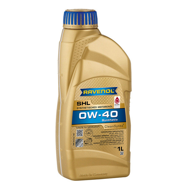 Моторное масло Ravenol Sae 0W40 Shl 1л