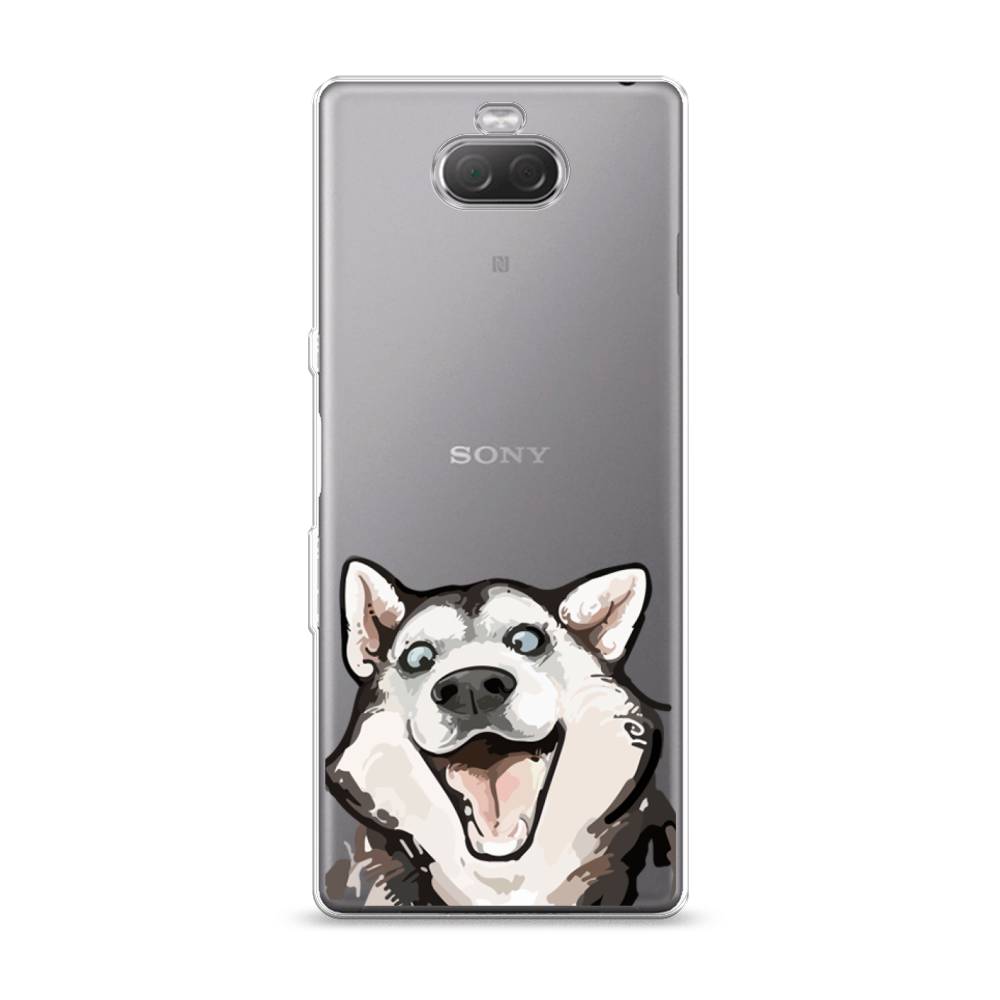 

Чехол Awog на Sony Xperia XA3/Xperia 10 "Радостный хаски", Разноцветный, 53750-1