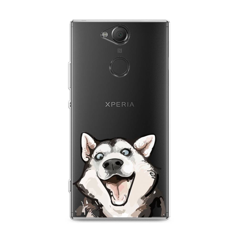 

Чехол Awog на Sony Xperia XA2 Plus "Радостный хаски", Разноцветный, 53550-1