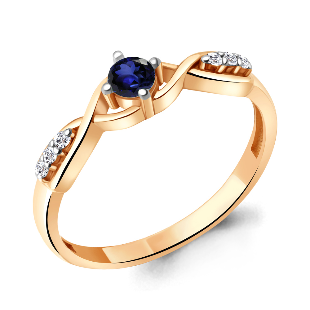 

Кольцо из серебра с фианитом Aquamarine Aquamarine 67417АБ_925_з р. 17, 67417АБ_925_з