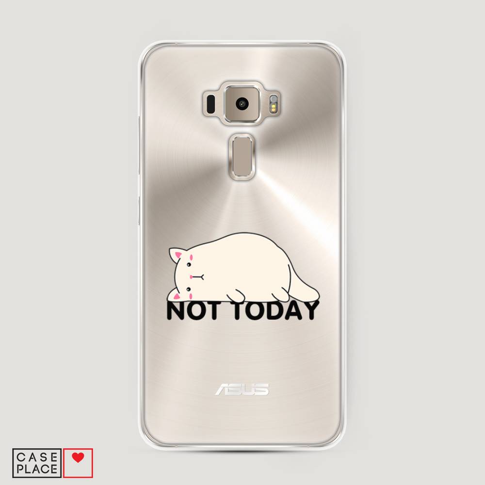 

Чехол на Asus Zenfone 3 ZE520KL "Cat not today", Белый;розовый;черный, 41150-1