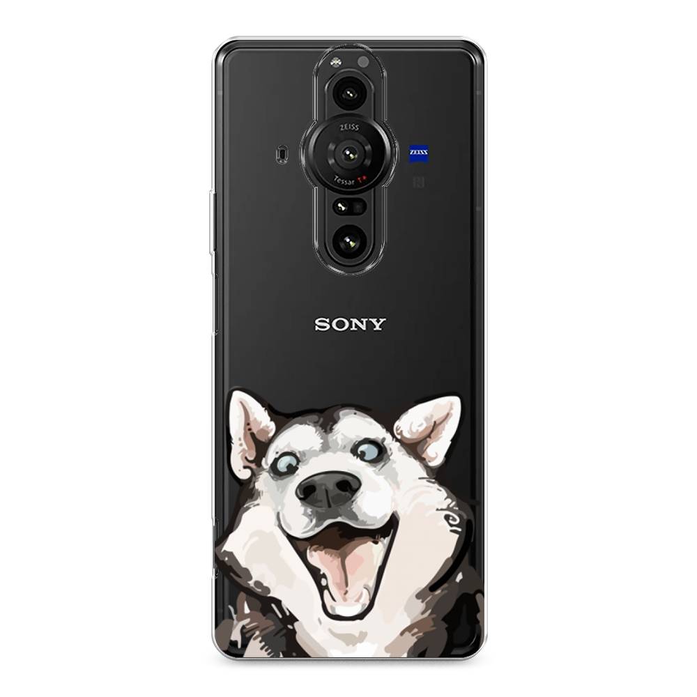 

Чехол Awog на Sony Xperia Pro-I "Радостный хаски", Разноцветный, 55050-1