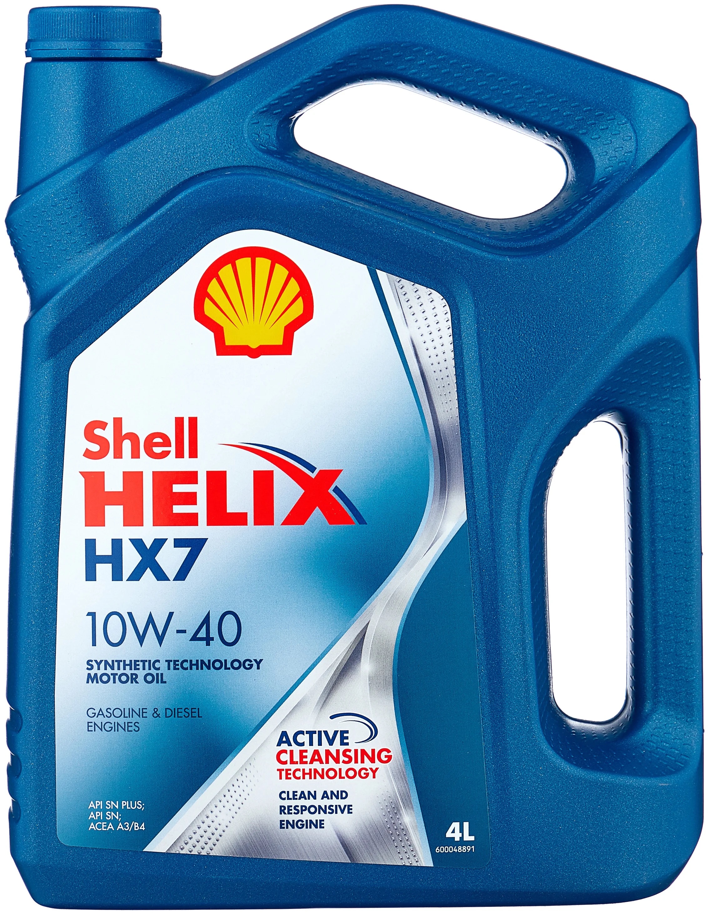 фото Shell моторное масло helix hx 7 10w-40 (4l)..