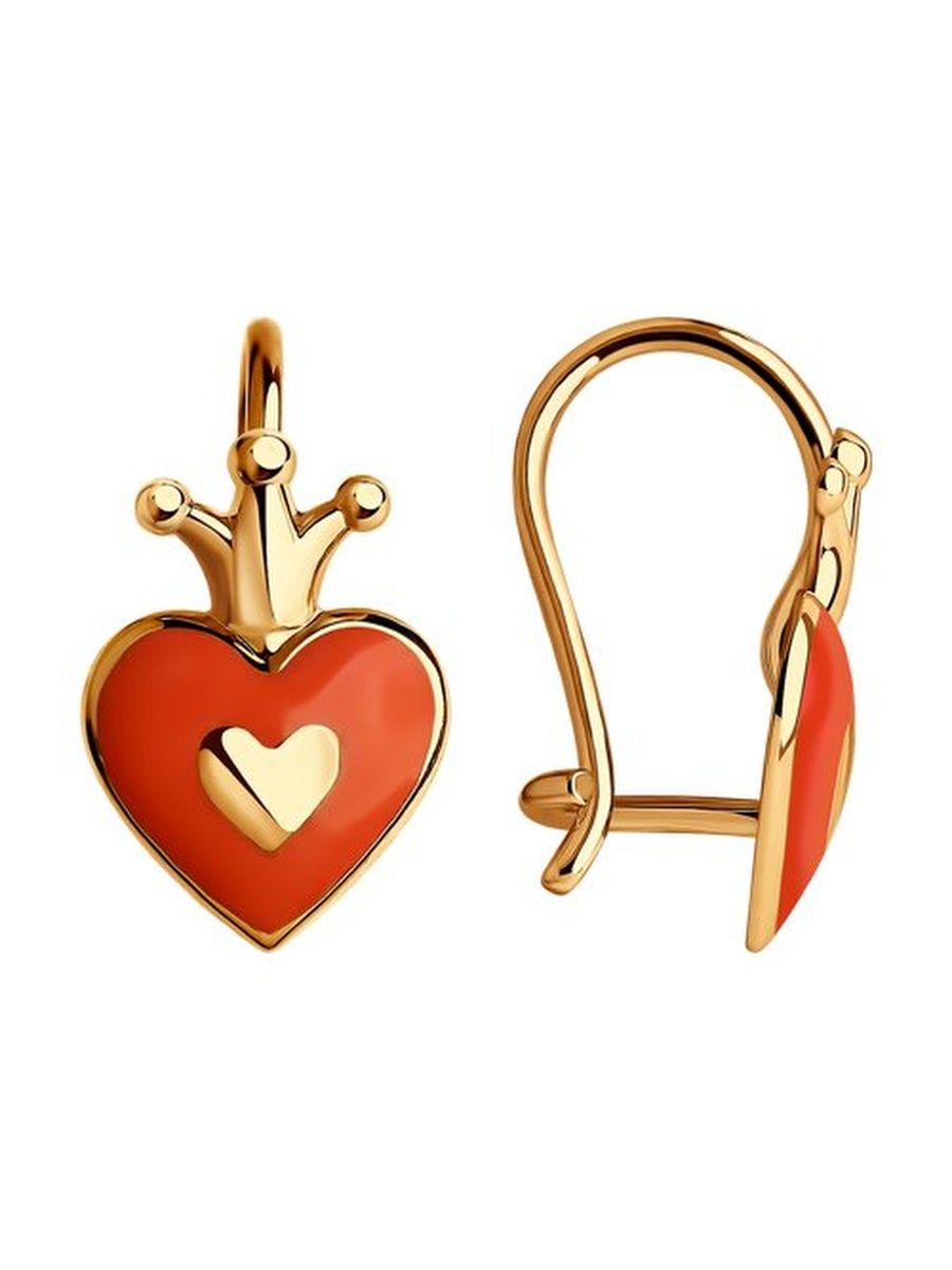 

Серьги из золота TEO MAORI 827348, эмаль, 827348