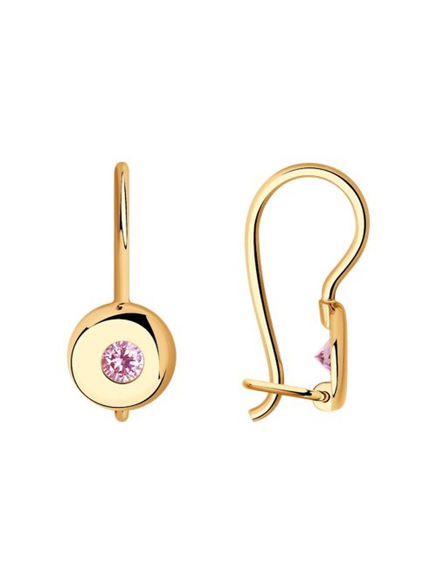 

Серьги из золота TEO MAORI 827224, фианит, 827224
