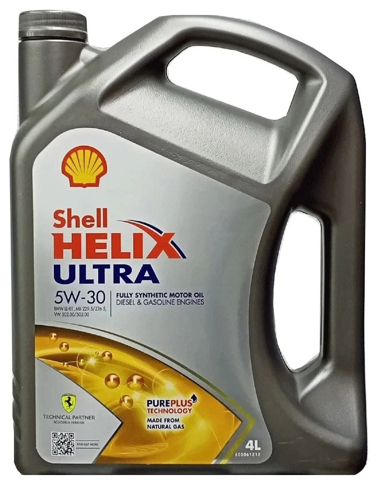 Shell Масло Моторное Shell Helix Ultra 5W-30 4Л