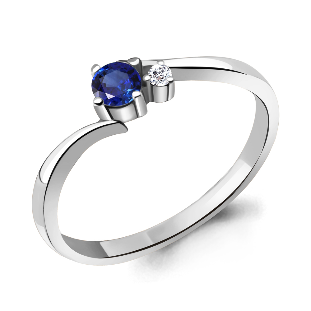 

Кольцо из серебра с фианитом Aquamarine Aquamarine 67416АБ_925_р р. 17, 67416АБ_925_р