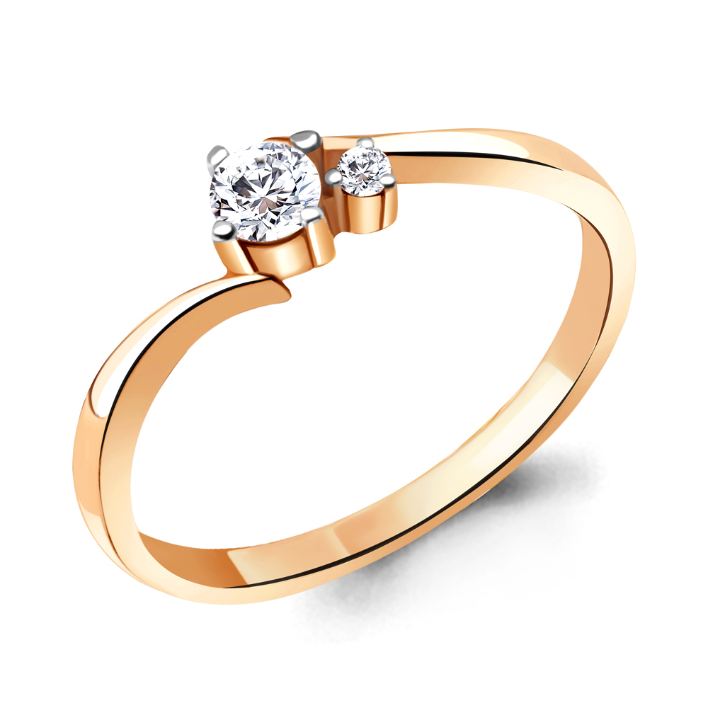 

Кольцо из серебра с фианитом Aquamarine Aquamarine 67416А_925_з р. 17,5, 67416А_925_з