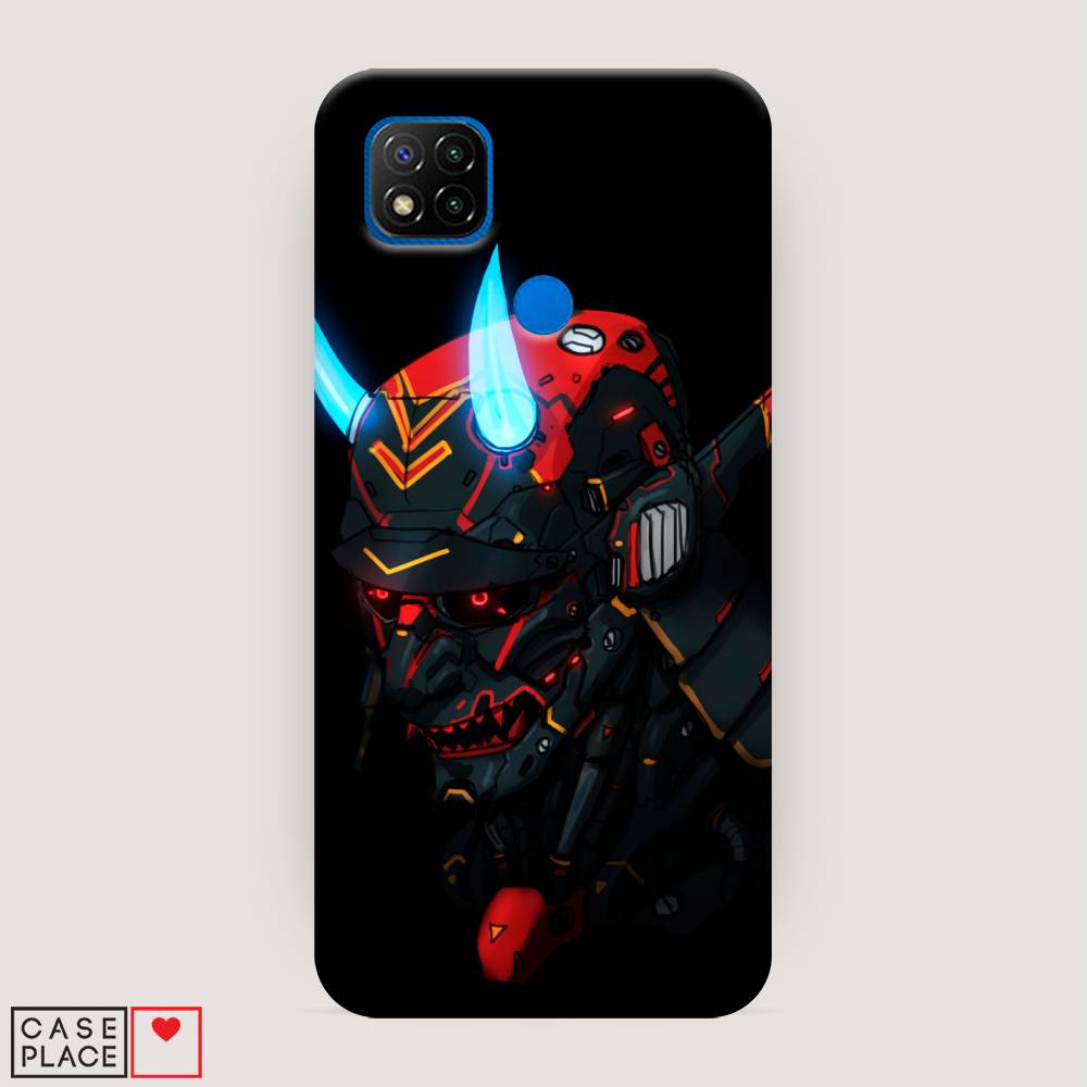 

Пластиковый чехол "Неоновый самурай" на Xiaomi Redmi 9C, 39020-5