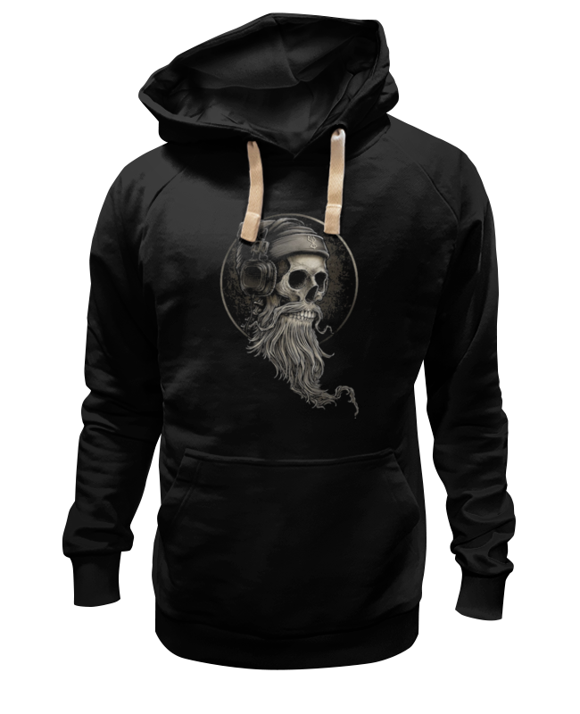 

Худи унисекс Printio Skull черное S, Черный, Skull