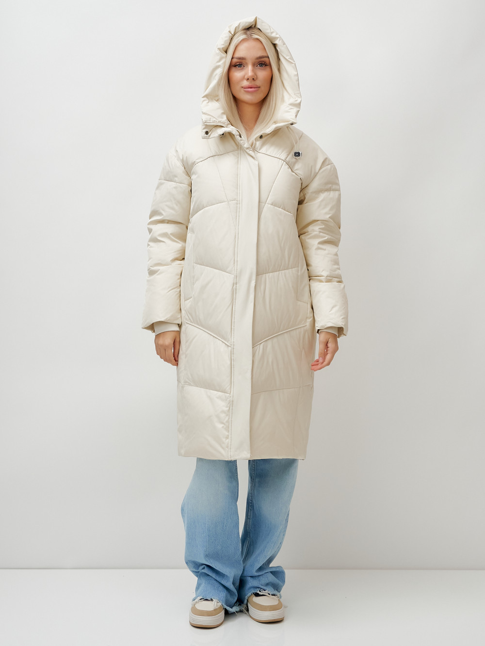 

Пальто женское MTFORCE 9616 белое XXL, Белый, 9616