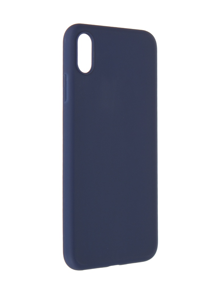 фото Чехол alwio для apple iphone xs max soft touch dark blue astixsmbl