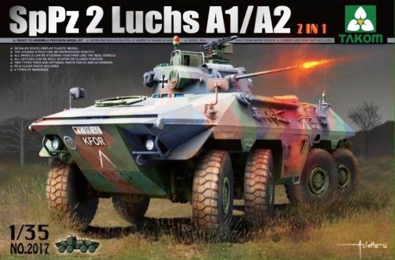 фото Сборная модель takom 1/35 sppz 2 luchs a1/a2 2017