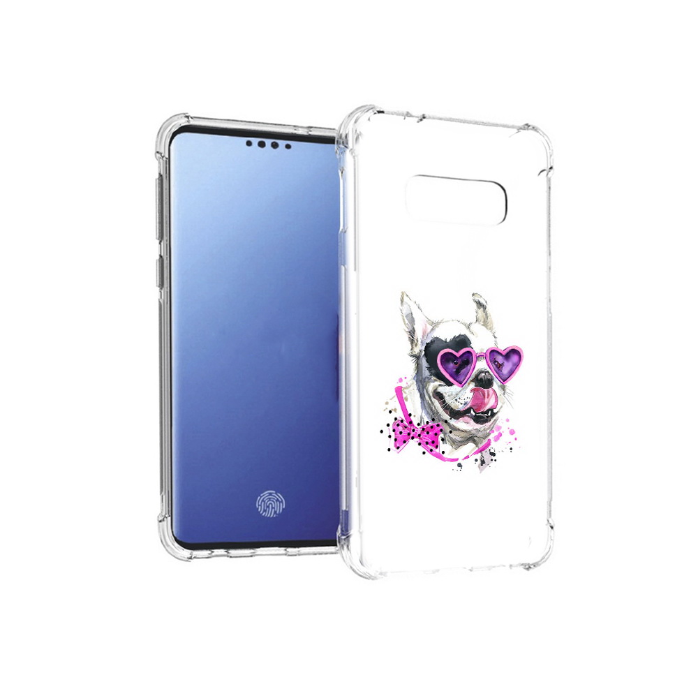 

Чехол MyPads Tocco для Samsung Galaxy S10E акварельный пёс (PT145748.492.218), Прозрачный, Tocco