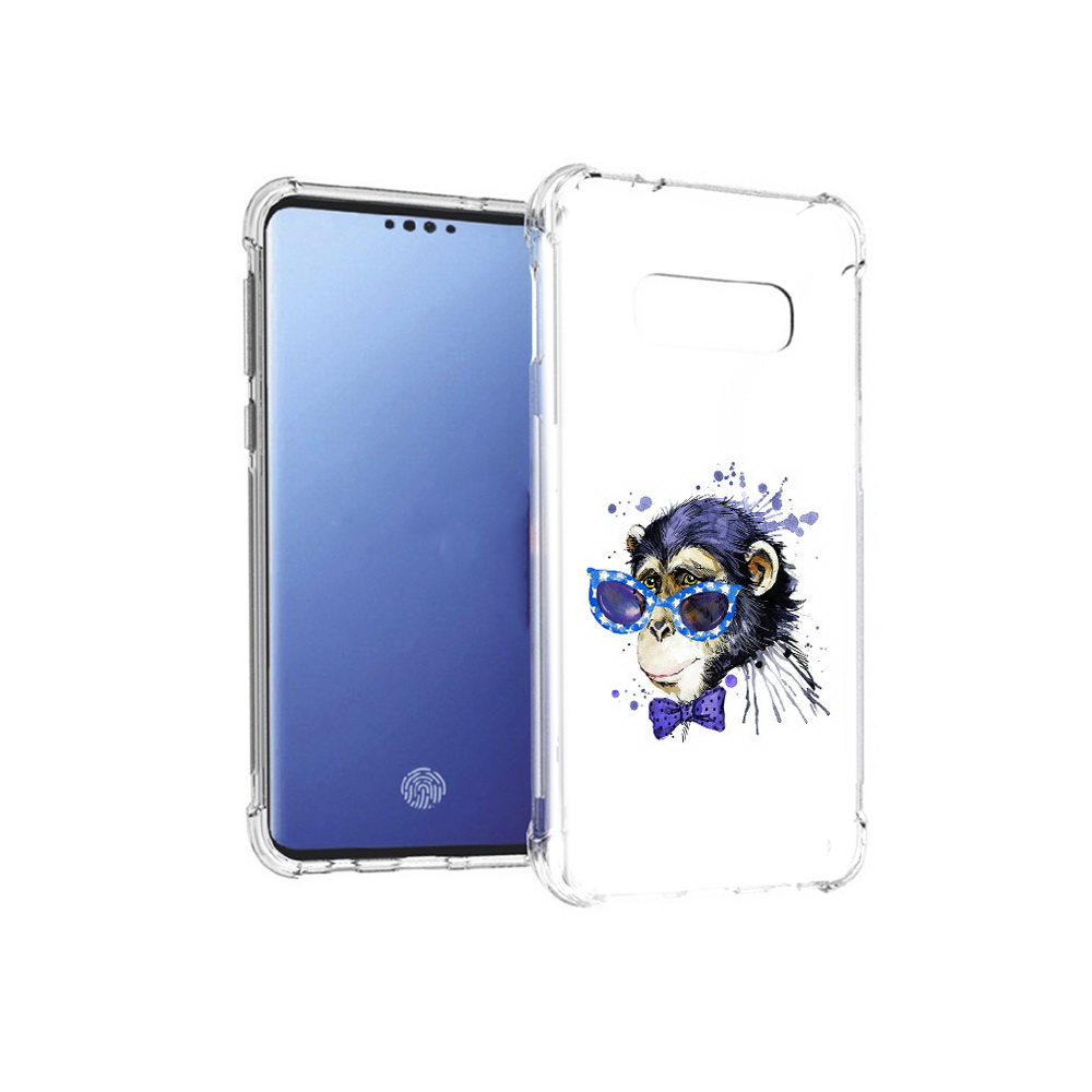 Чехол MyPads Tocco для Samsung Galaxy S10E акварельная обезьяна (PT145748.492.216)