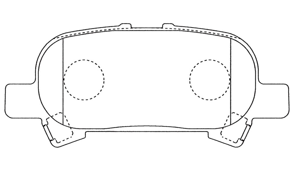 

Колодки дисковые задние Toyota Avalon 95>/Solara 99> D2302