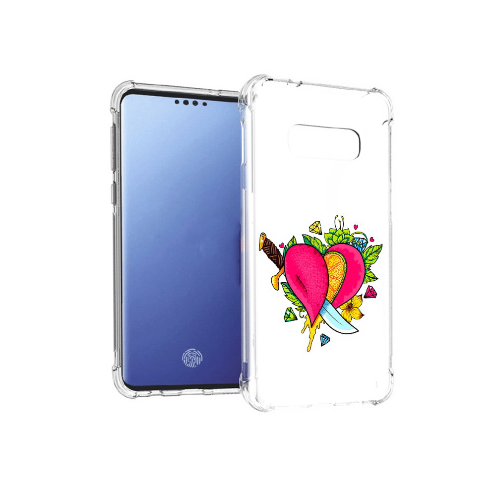 

Чехол MyPads Tocco для Samsung Galaxy S10E Фруктовое сердце (PT145748.492.188), Прозрачный, Tocco