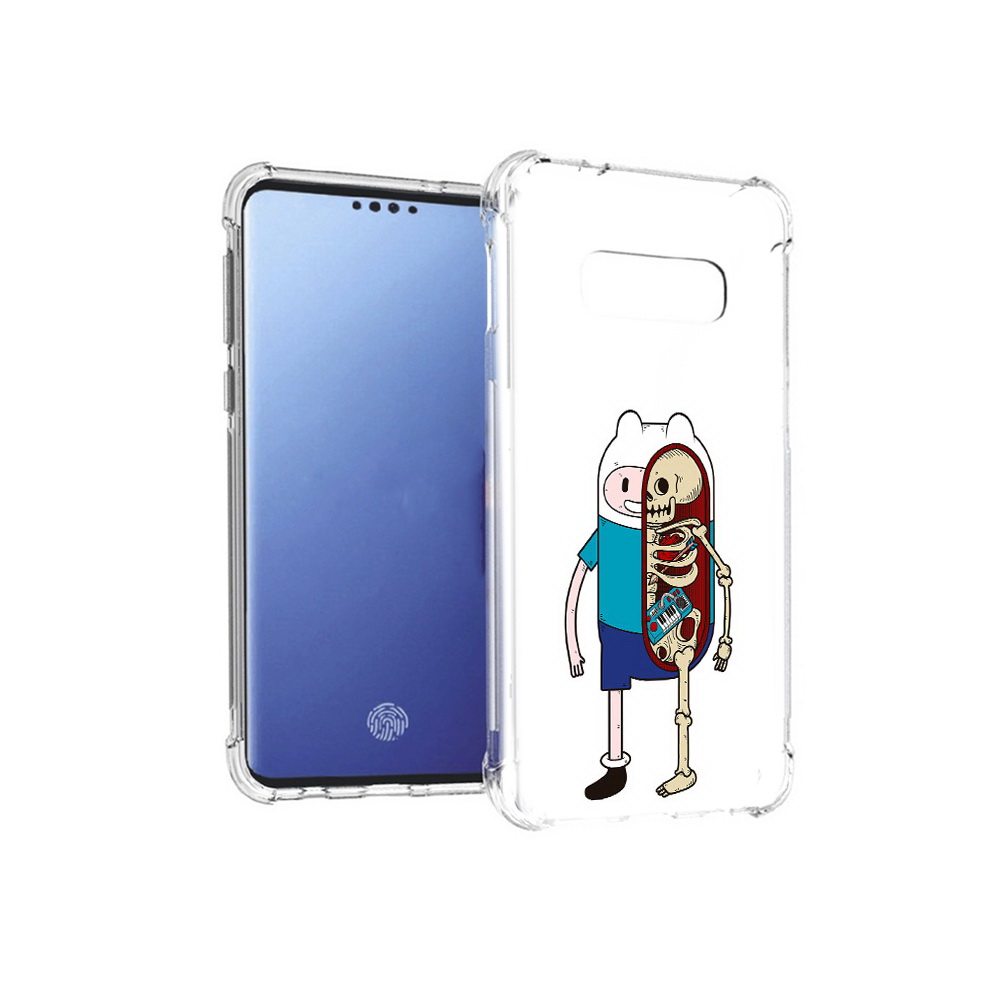 

Чехол MyPads Tocco для Samsung Galaxy S10E Финн скелет (PT145748.492.187), Прозрачный, Tocco