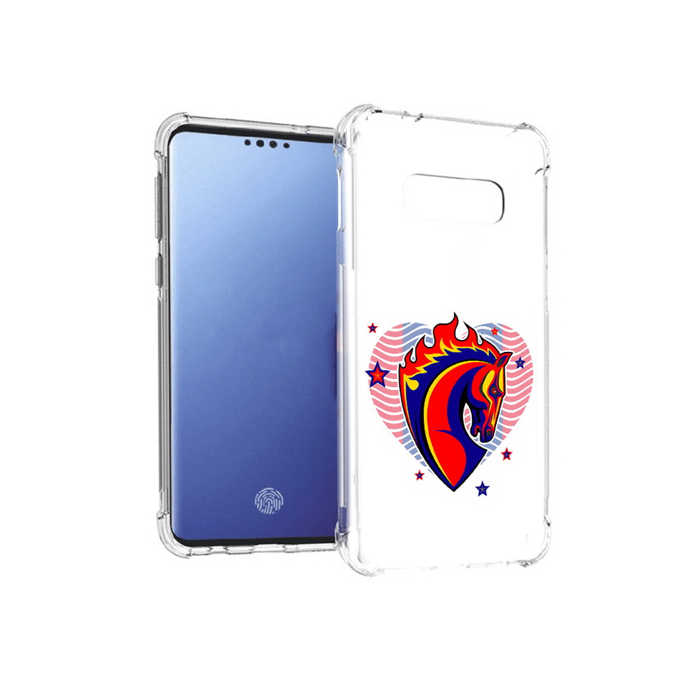 

Чехол MyPads Tocco для Samsung Galaxy S10E ФК ЦСЛ Лошадь (PT145748.492.180), Прозрачный, Tocco