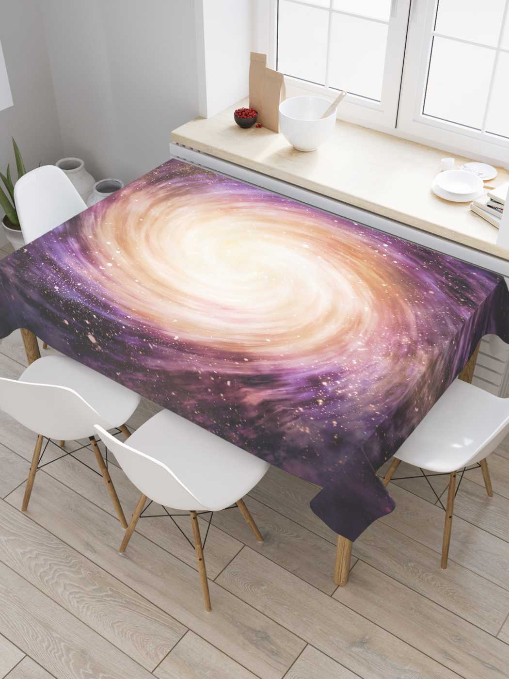 

Скатерть прямоугольная JoyArty "Поглощение звезды" из сатена, 120x145 см, Синий, Поглощение звезды