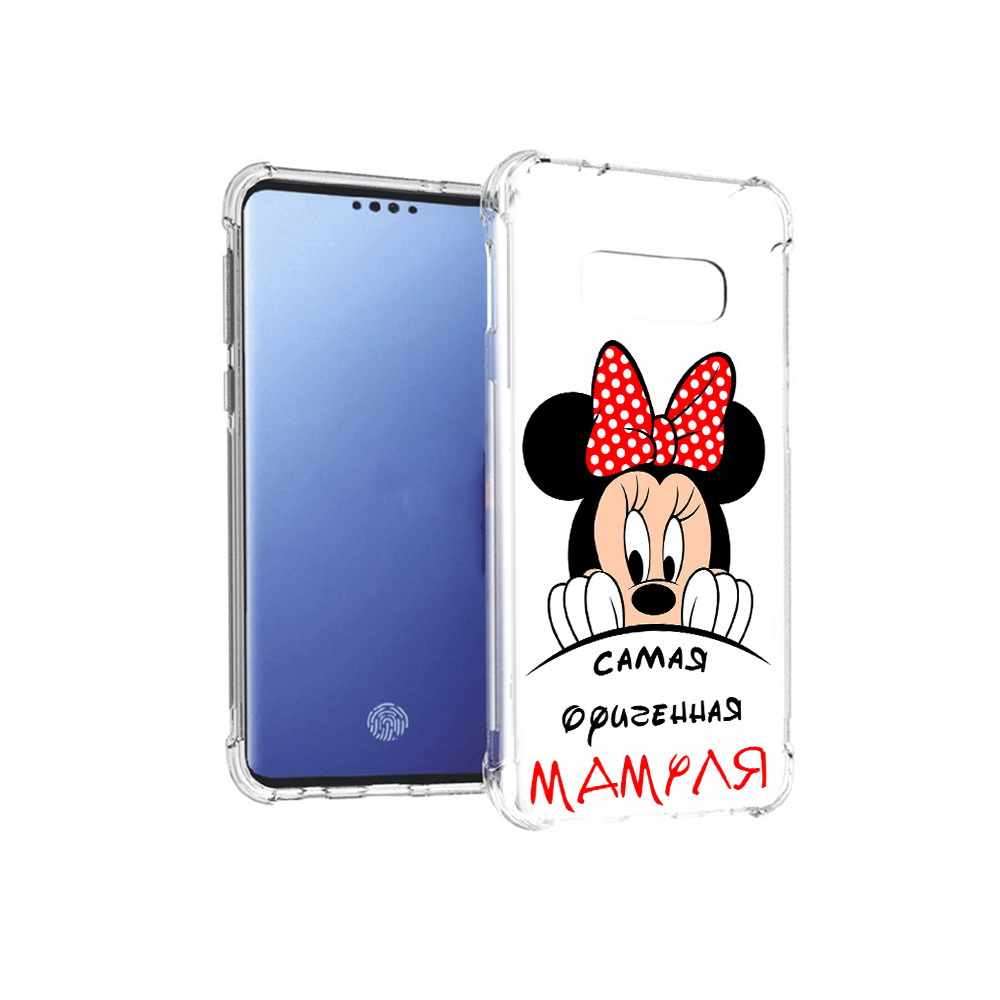 

Чехол MyPads Tocco для Samsung Galaxy S10E Самая лучшая мамуля Мини Маус, Прозрачный, Tocco