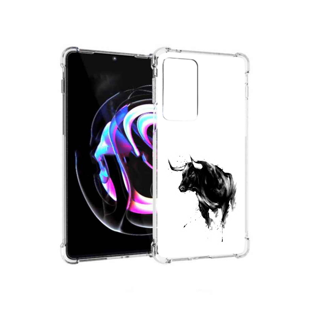 

Чехол MyPads Tocco для Motorola Moto Edge 20 Pro бык (PT227063.364.254), Прозрачный, Tocco