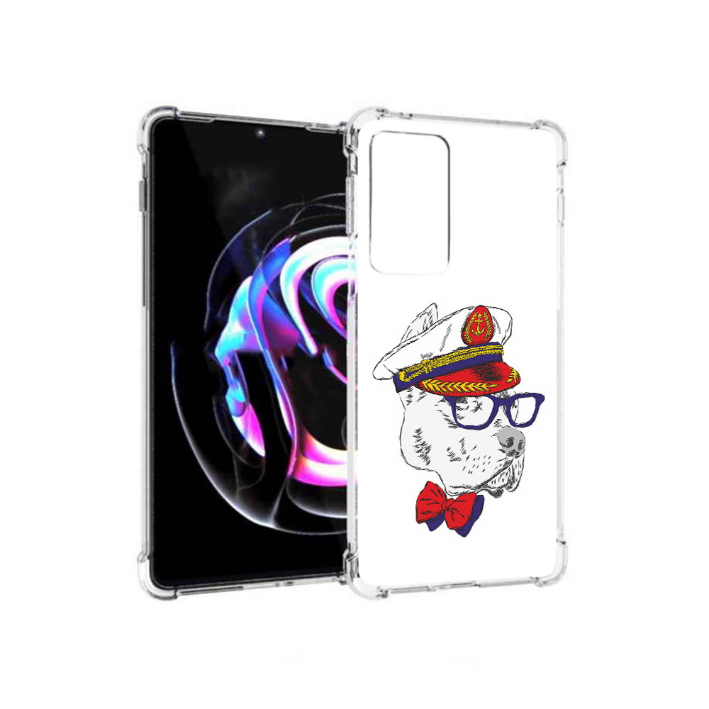 

Чехол MyPads Tocco для Motorola Moto Edge 20 Pro бульдог (PT227063.364.251), Прозрачный, Tocco