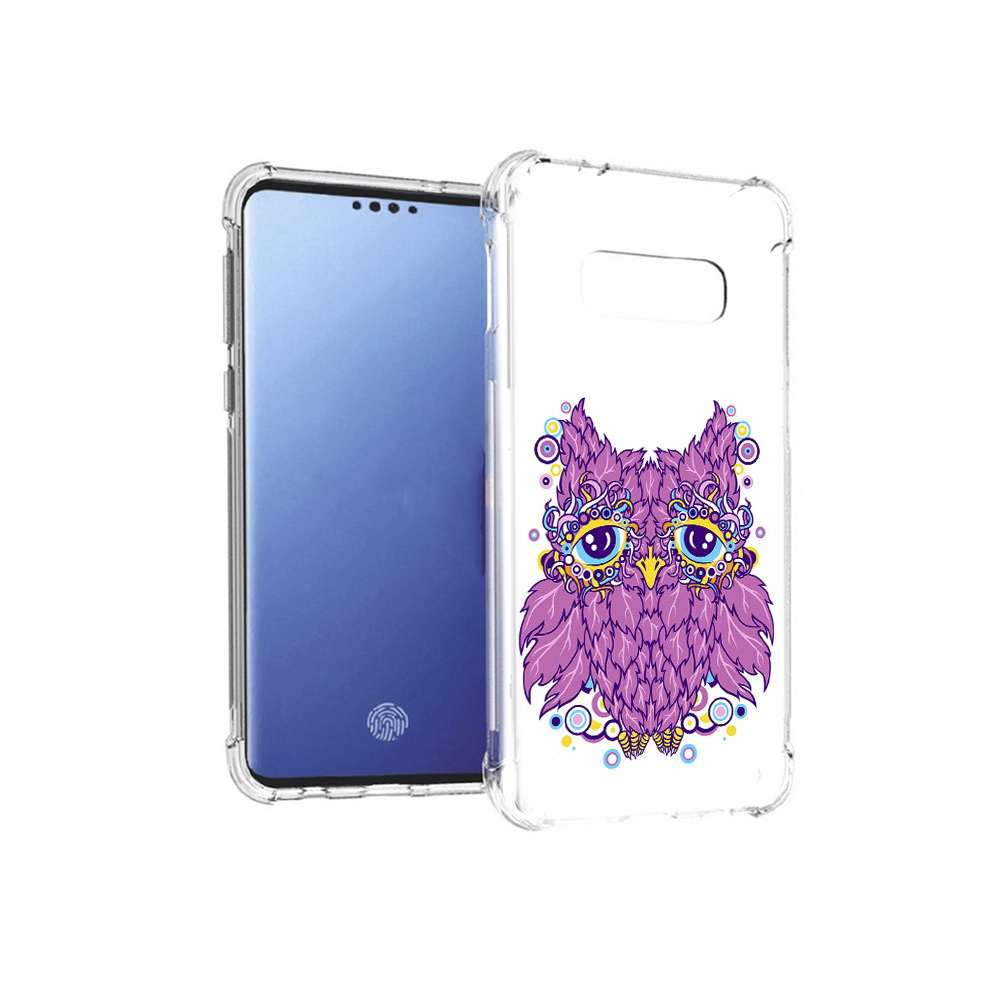 

Чехол MyPads Tocco для Samsung Galaxy S10E Розовая сова (PT145748.492.147), Прозрачный, Tocco