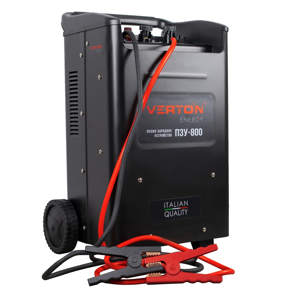 Пуско-зарядное устройство VERTON Energy ПЗУ- 800, черный