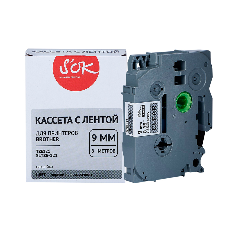 

Ленточный картридж для ленточных принтеров SAKURA (SLTZE731) зеленый, совместимый