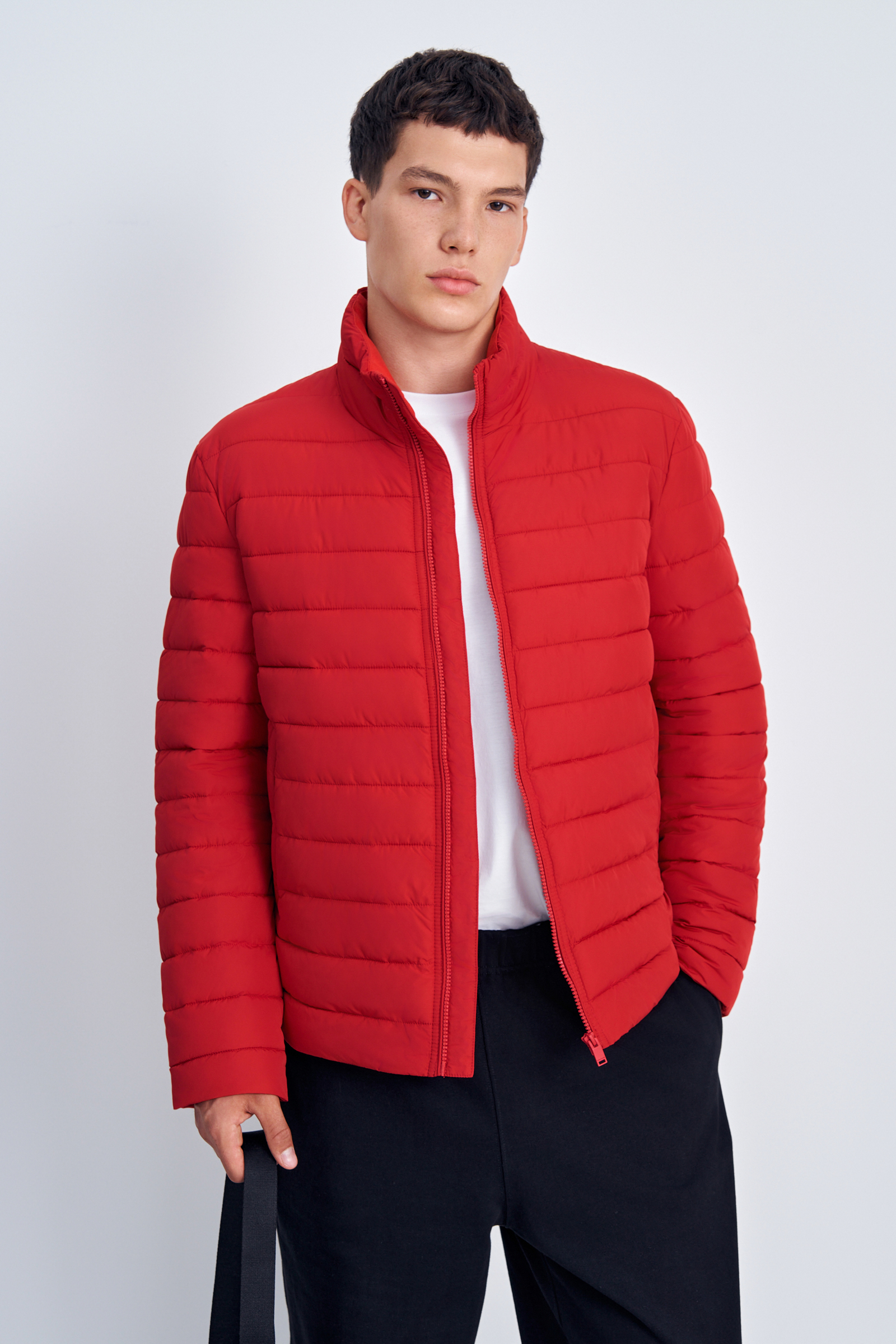 

Куртка мужская Finn Flare FAE21082 красная 3XL, Красный, FAE21082