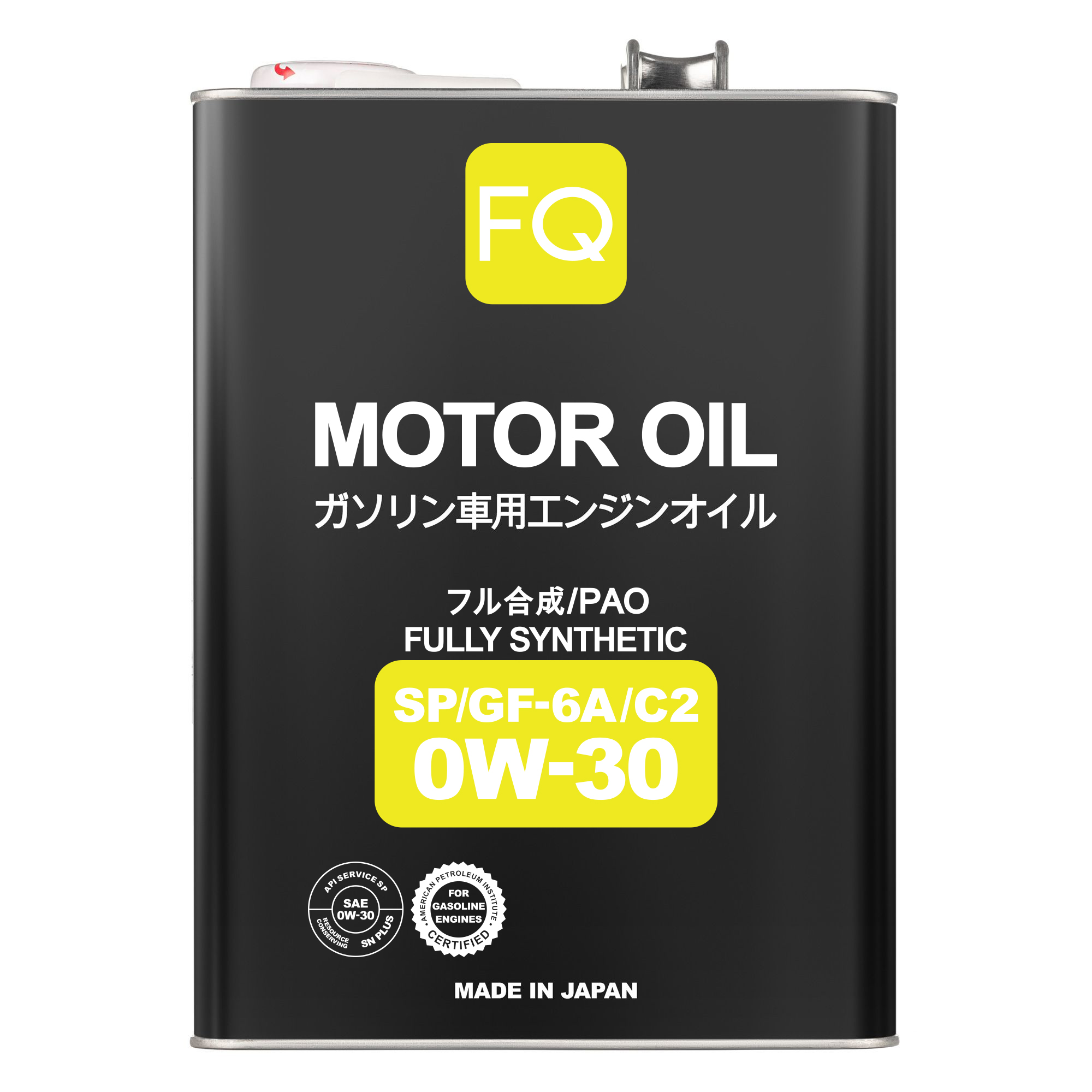 Моторное масло FQ Fully Synthetic Sp/Gf-6A/C2 0W30 4л