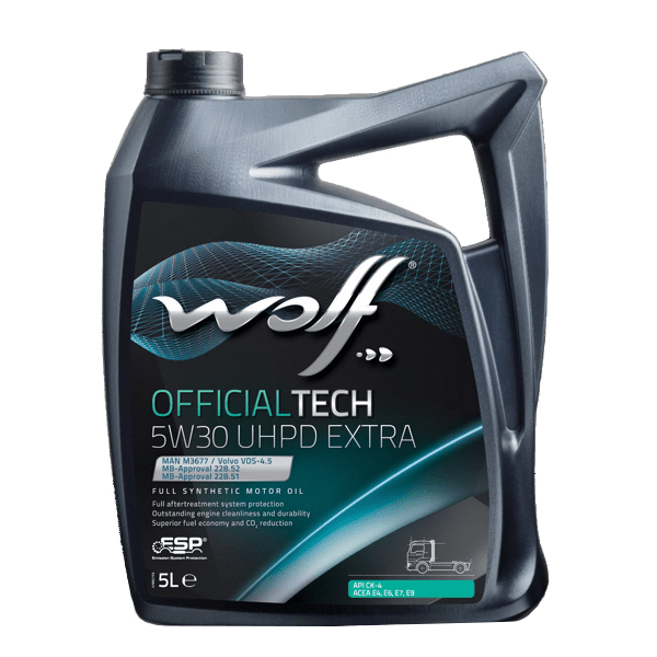 Wolf Oil Моторное масло Officialtech 5W30 Uhpd Extra 5L