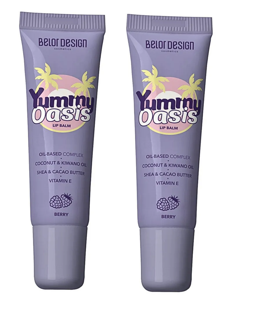 Бальзам для губ Belor Design Yammy Oasis Berry 10.5 г 2 шт