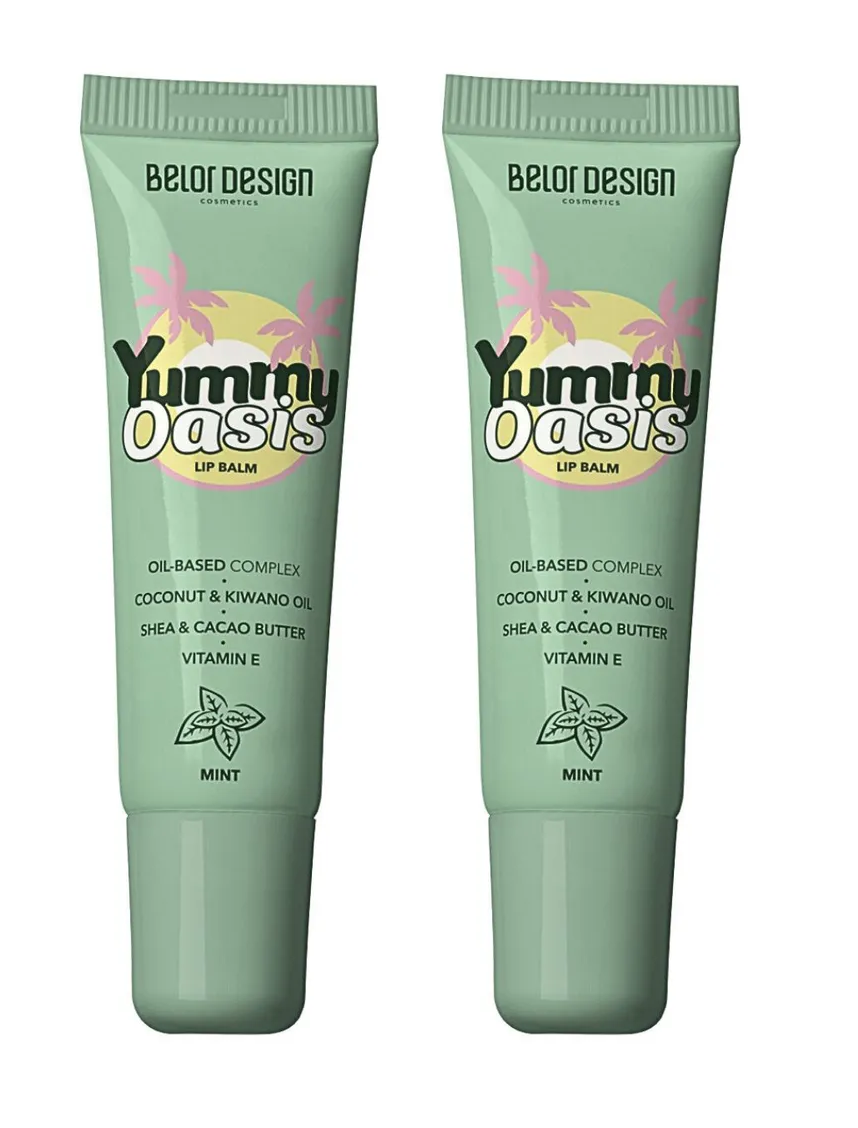 Бальзам для губ Belor Design Yammy Oasis Mint 10.5 г 2 шт