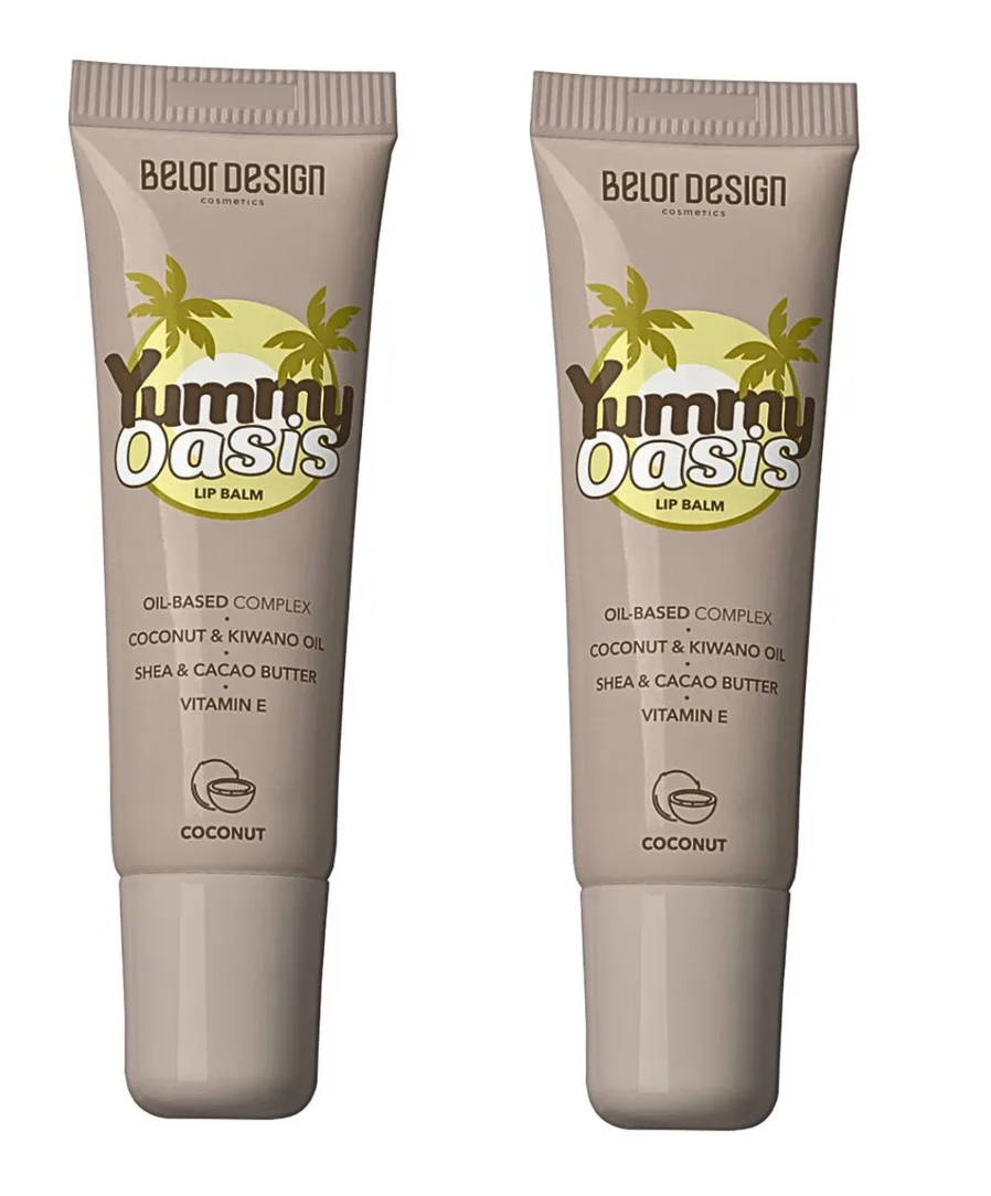 Бальзам для губ Belor Design Yammy Oasis Coconut 10.5 г 2 шт