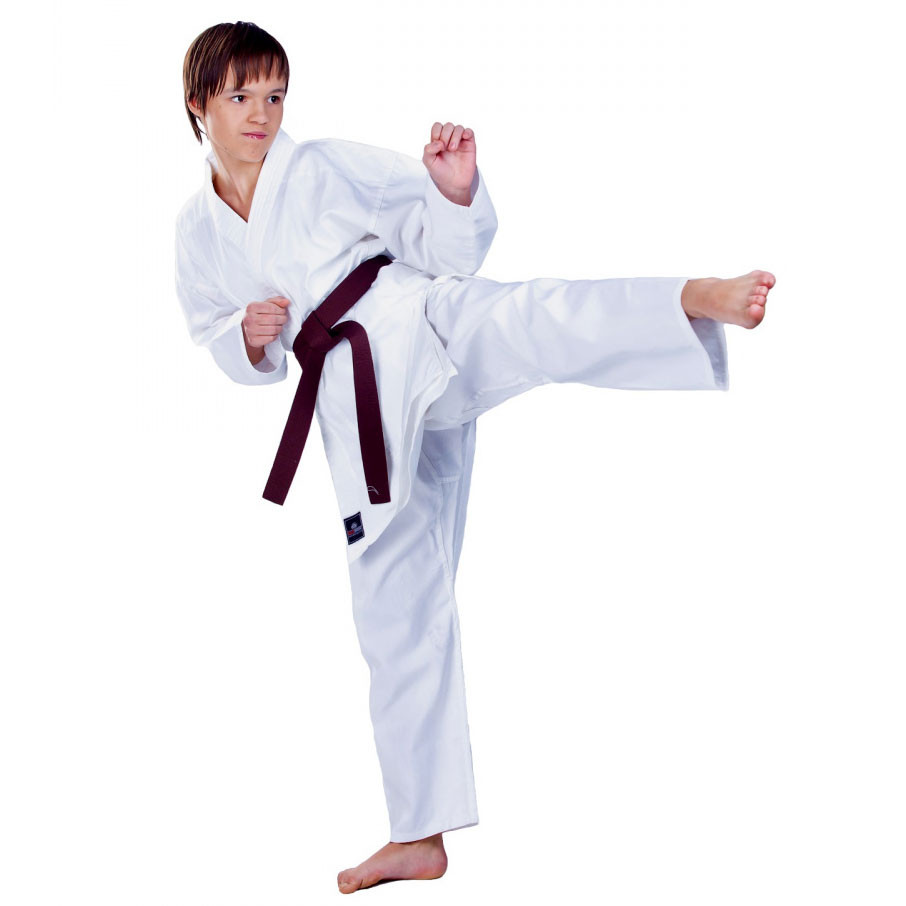 

Кимоно Best Sport Kihon 500 белое, 110, Кимоно для каратэ KIHON ФКР Shodan, с поясом, 65%пэ/35%хб #500 (6oz, 110 см)