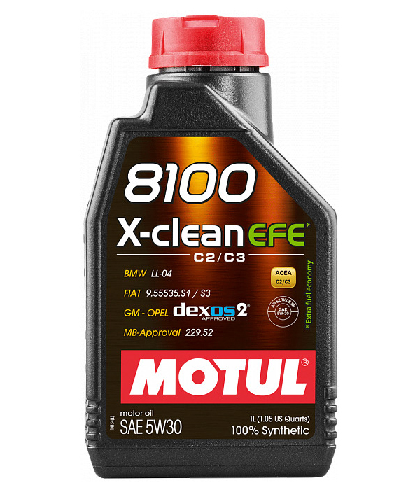 фото Motul масло моторное motul 8100 x-clean efe 5w-30 1 л 111687