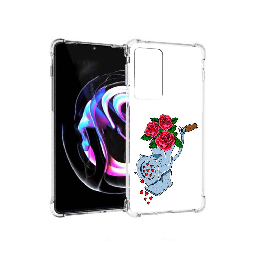 

Чехол MyPads Tocco для Motorola Moto Edge 20 Pro Цветочные сердца (PT227063.364.199), Прозрачный, Tocco