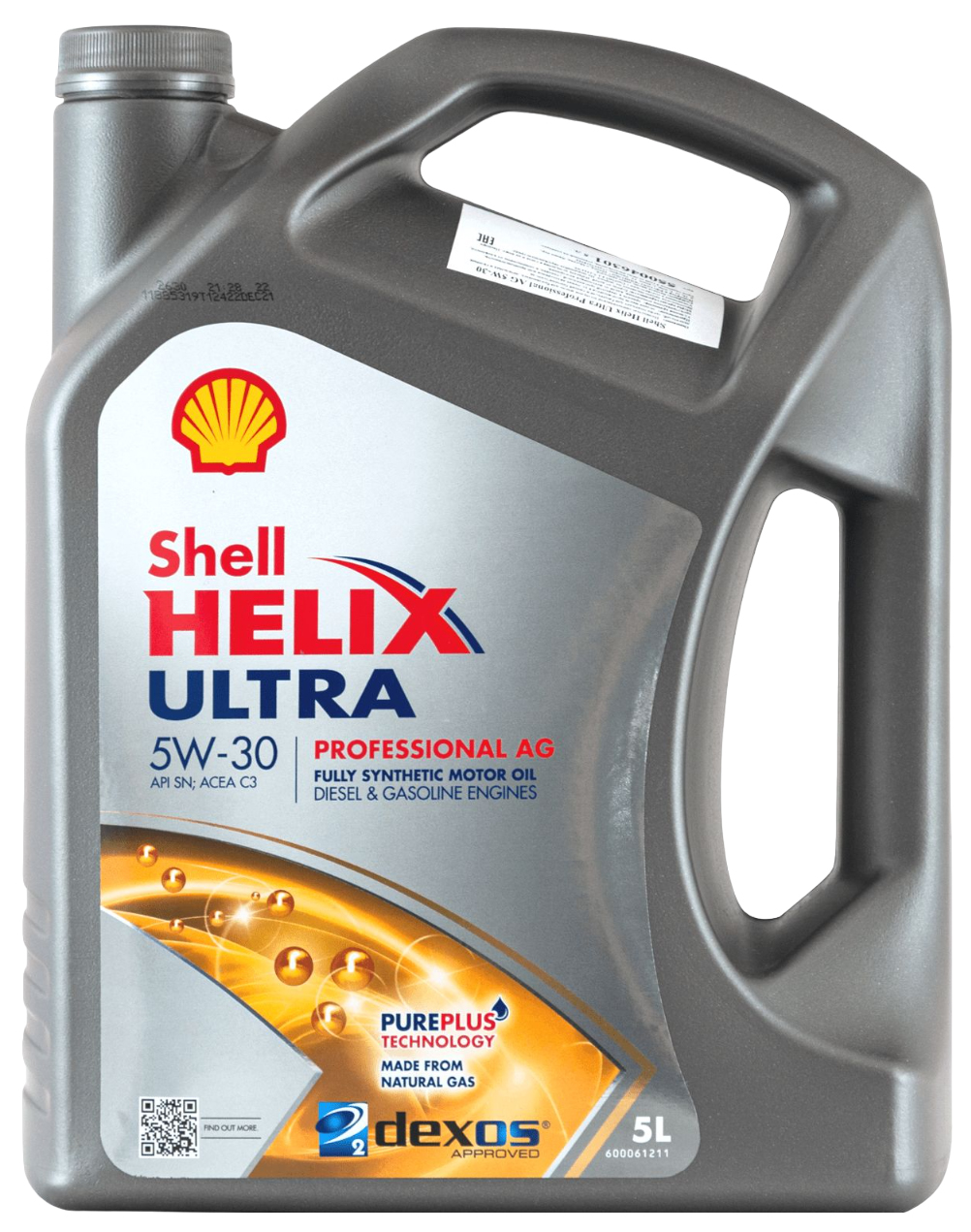 фото Shell моторное масло shell helix ultra professional ag 5w-30 5л