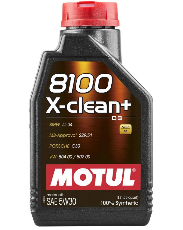 Моторное масло Motul 8100 X-Clean+ 5W30 1л