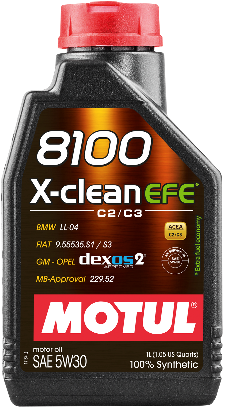 Моторное масло Motul 8100 X-Clean Efe 5W30 1л 100046170435