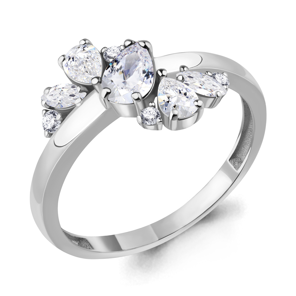 

Кольцо из серебра с фианитом Aquamarine Aquamarine 67411А_925_р р. 17,5, 67411А_925_р