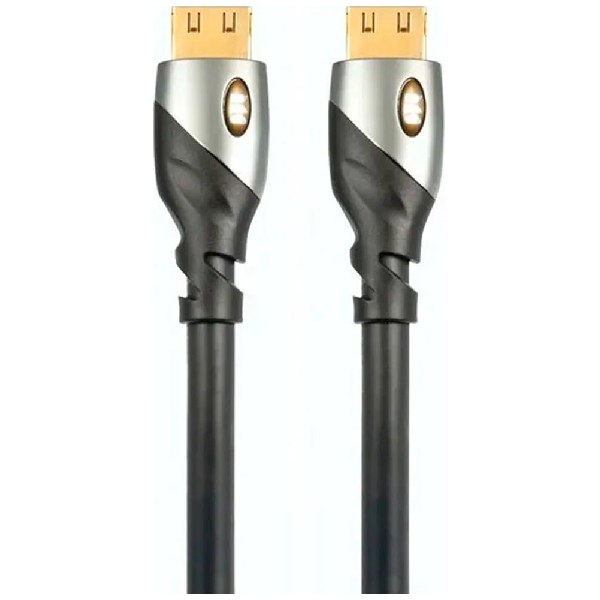 фото Кабель monster hdmi - hdmi, 1,8м серебристый, черный ()