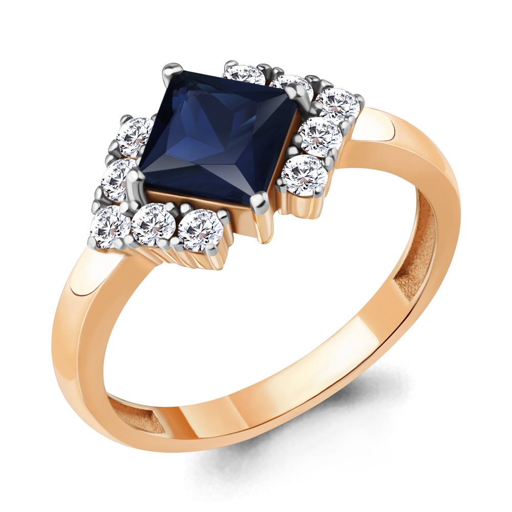 

Кольцо из серебра с фианитом Aquamarine Aquamarine 67410АБ_925_з р. 16,5, 67410АБ_925_з