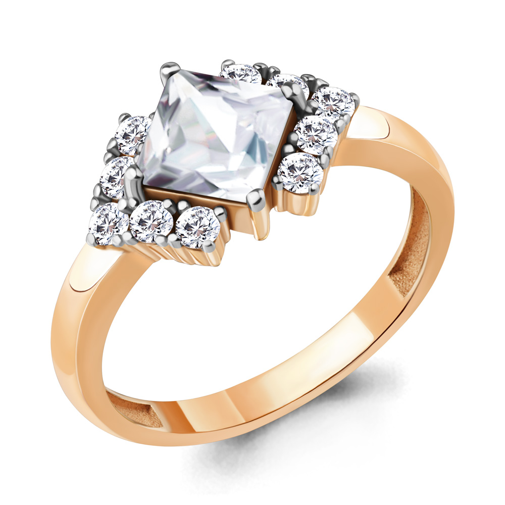 

Кольцо из серебра с фианитом Aquamarine Aquamarine 67410А_925_з р. 20, 67410А_925_з