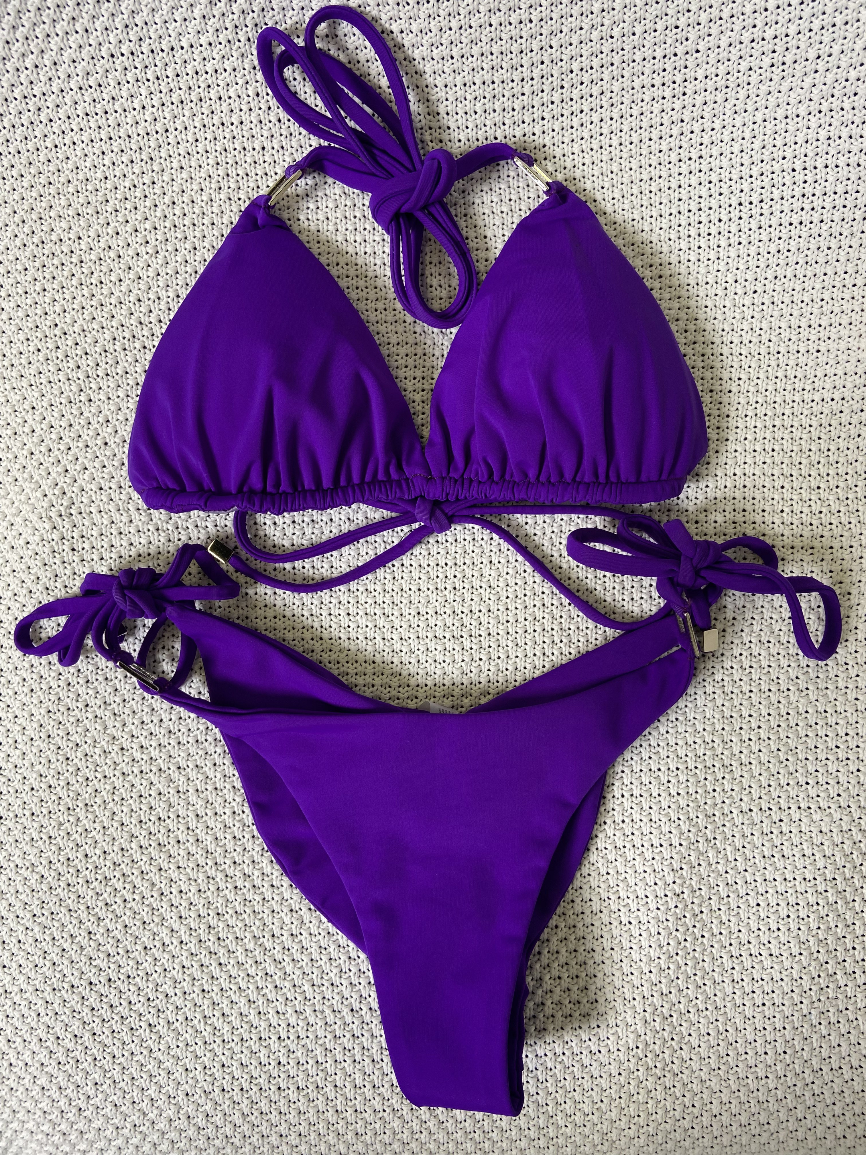 

Купальник раздельный женский Balibikini Кейт фиолетовый L, Кейт