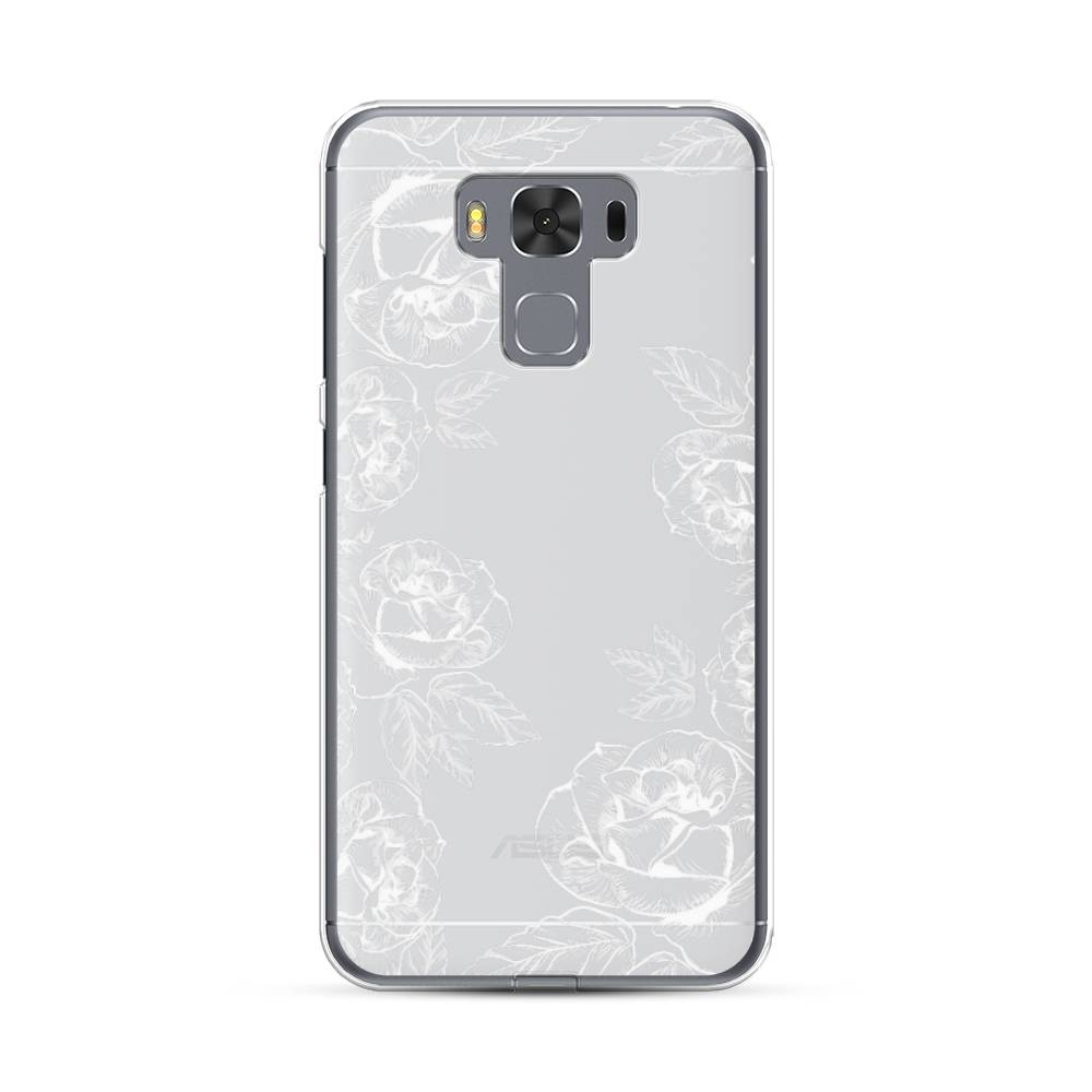 

Чехол на Asus Zenfone 3 Max ZC553KL "Розы графика", Черный;серый, 40950-2