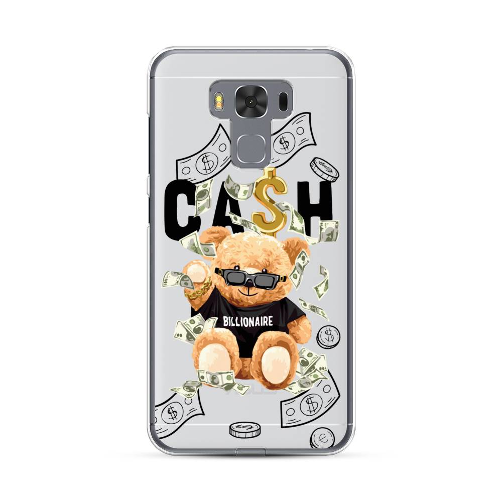 

Чехол на Asus Zenfone 3 Max ZC553KL "Big cash", Черный;серый;бежевый, 40950-6